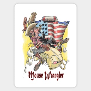 Mouse wrangler Sticker